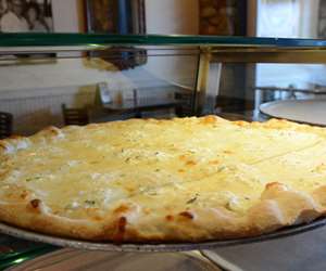 Our famous white pizza